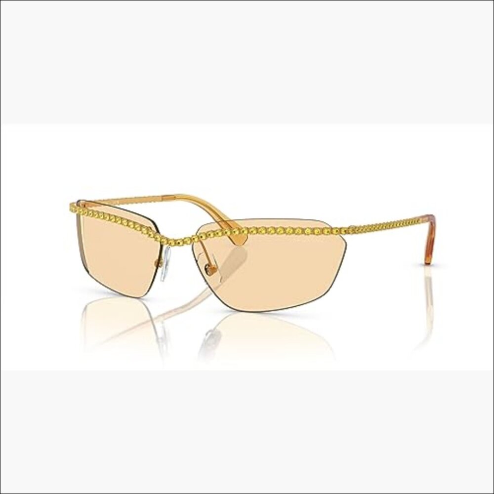 Rectangular Sunglasses With Metal Frame And Uv Pr… - image 2